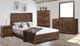 American Wholesale Furniture Gilliam Brown Twin Panel Bed-1