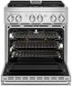 JennAir® Noir™ 30" Stainless Steel Pro Style Natural Gas Range-1
