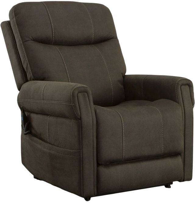 Flexsteel® Jenkins Bark Power Lift Recliner with Power Headrest-0