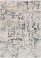 Surya Quatro Silver Gray 2'x3' Throw Rug-0