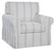 Braxton Culler Customizable Bedford Swivel Chair with Slipcover-0
