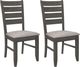 Coaster® Dalilla 2-Piece Dark Grey Side Chairs-1