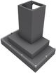 Vent-A-Hood® 36" Gunsmoke Contemporary Wall Mount Range Hood-1