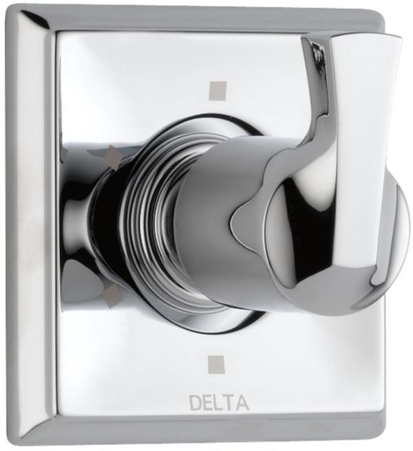 Delta Dryden® Chrome 6-Setting 3-Port Diverter Trim-0