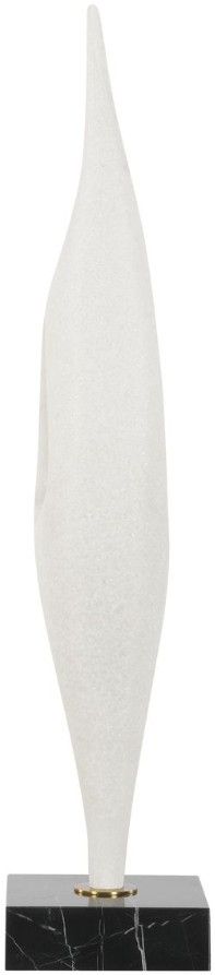 Uttermost® Fluid Matte White Drop Sculpture-4