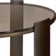 Uttermost® Hanson Bronze and Dark Glass Side Table-5