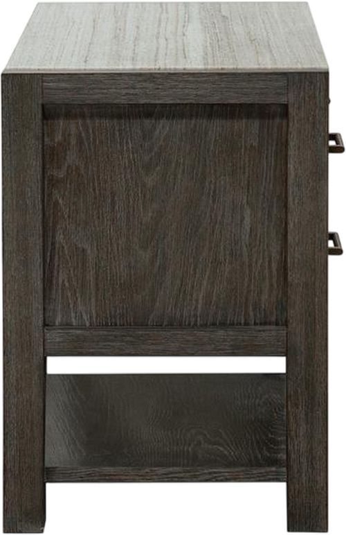 Magnussen Home® Plum Creek Ravenwood Black Open Nightstand-3