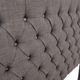 Olliix by Madison Park Dark Grey Queen Amelia Upholstery Headboard-3