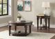 Homelegance® Tobias Espresso Round Cocktail Table-1