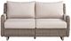 Flexsteel® Vista Cast Ash/Warm Gray Wicker Outdoor Loveseat-1