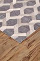 Feizy Fannin Gray/Asphalt 8' x 11' Rug-1