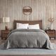 Olliix by Woolrich King Grey Burlington Berber Blanket-5