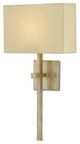 Currey & Company Cornwall Silver Leaf Wall Sconce-0