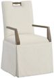 Fairfield® Customizable Dining Entree Pull Short Back Skirted Arm Chair-0