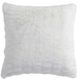 HiEnd Accents Ruched White Polyester Rabbit Euro Pillow-0
