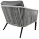 CabanaCoast® Customizable Gambrel Synthetic Fiber Outdoor Deep Seating Chair-2