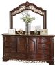 Furniture of America® Menodora 4-Piece Brown Cherry Queen Bedroom Set-3