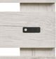Elements International Fort Worth White Queen Panel Bed with Lights-2