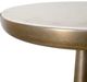 Uttermost® Gianno Antique Brass/White Round Marble Side Table-3