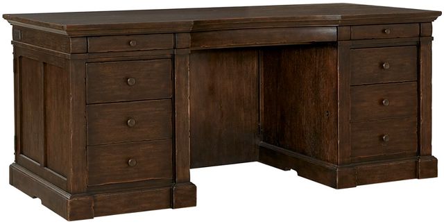 aspenhome® Jackson Turkish Coffee 72" Executive Desk-0