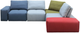 Moe's Home Collection Nathaniel Multicolour Sectional-0