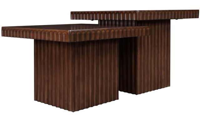 Meridian Furniture Spencer 2-Piece Brown 21" Occasional Table Set-1