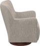 Emerald Home Clara Speckled Tan Swivel Chair-4
