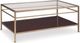 Century® Customizable Details Occasional Hyde Park Antique Brass/London Brown Rectangle Cocktail Table-0