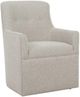 Smith Brothers Customizable D103 Fabric Dining Arm Chair with Casters-0