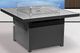 Enclover Outdoor SQ Black Aluminum Firepit with Wind Guard and Cover-0