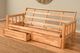 Kodiak Furniture Lodge Oregon Trail Saddle/Natural Full Storage Futon with Mattress-2