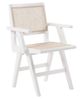 Meridian Furniture Preston White Dining Arm Chair-0