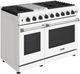 Thor Kitchen L Series 48" Matte White Pro Style Gas Range-4