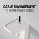 Sanus® White Outlet Shelf-5