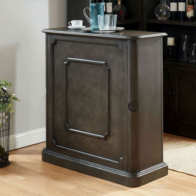Furniture of America® Voltaire Gray Bar Table-1