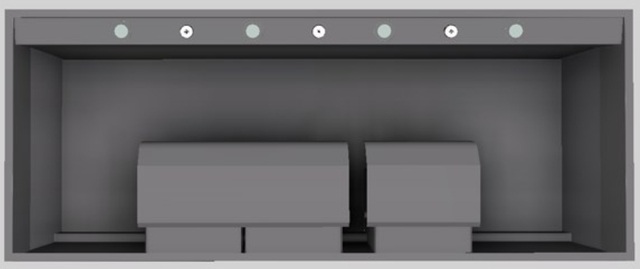 Vent-A-Hood® Designer Series 60" Gunsmoke Wall Mounted Range Hood-3