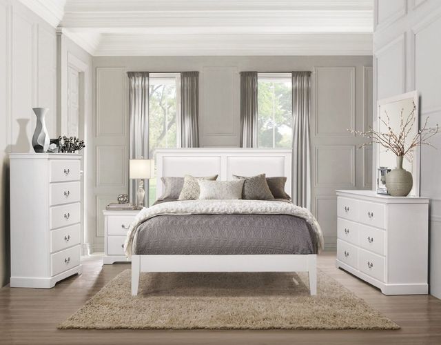 Mazin Furniture Seabright White Mirror-3