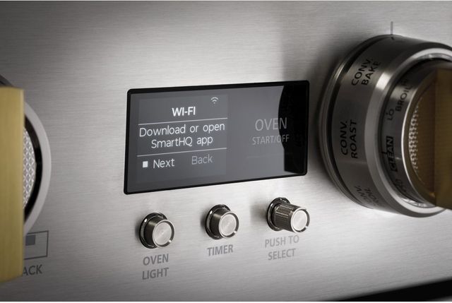 Monogram® Statement Collection 36" Stainless Steel Pro Style Slide In Natural Gas Range-6