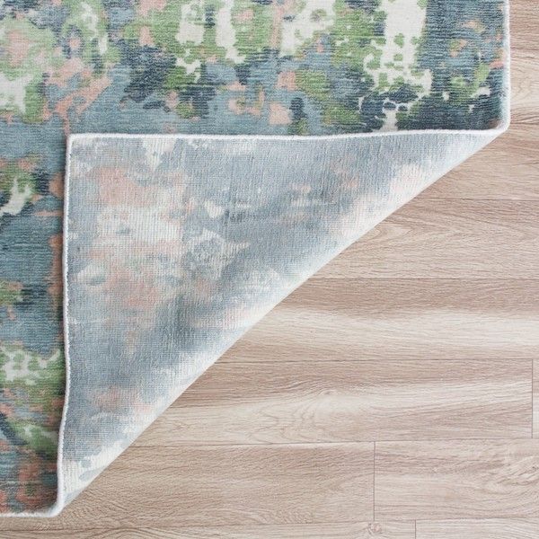 LR Home Calypso Blue/Pink 6'x9' Area Rug-1