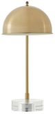 Uttermost® Romani Antique Brass Desk Lamp with Crystal Foot-3