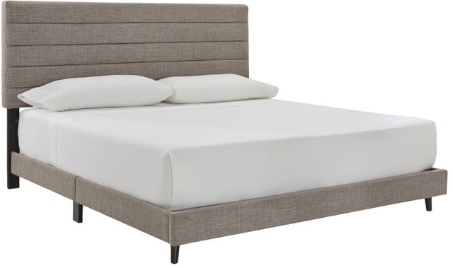 Signature Design by Ashley® Vintasso Gray King Upholstered Bed-1
