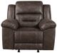 Homelegance® Hazen Dark Brown Rocker Manual Recliner-2