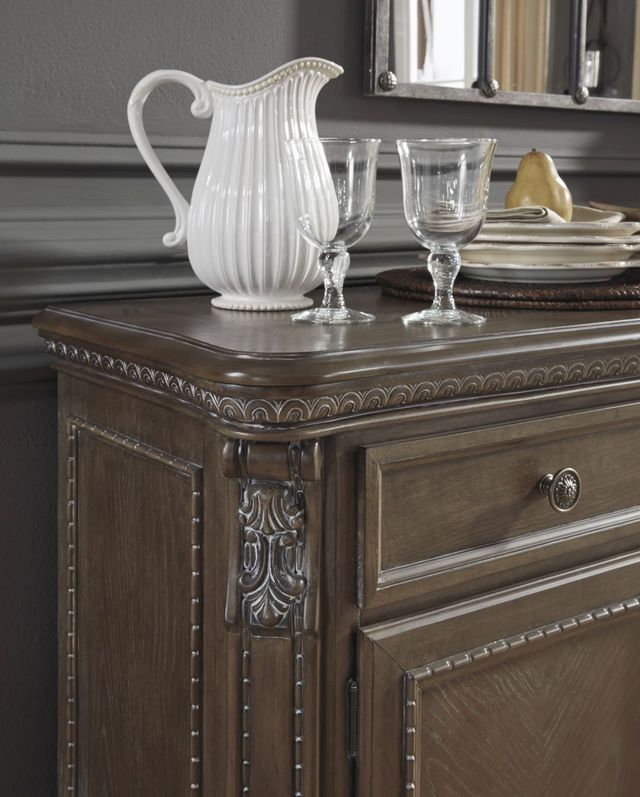 Signature Design by Ashley® Charmond Brown Dining Room Buffet and China-1