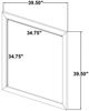 Coaster® Oakglen Weathered Oak Dresser Mirror-2