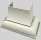 Vent-A-Hood® Designer Series 48" Biscuit Wall Mounted Range Hood-4