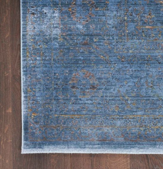 Nourison Home™ Luxurious Blue 5'x7' Area Rug-1