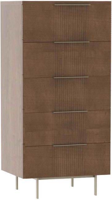 Country View Woodworking Customizable Urban Expressions 24'' 5-Drawer Chest-0