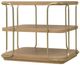 Hooker® Furniture Banyon Bay Desert Oak End Table with Brushed Brass Support-3