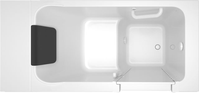 American Standard Luxury Series White Alcove Soaking Walk-In Tub-2