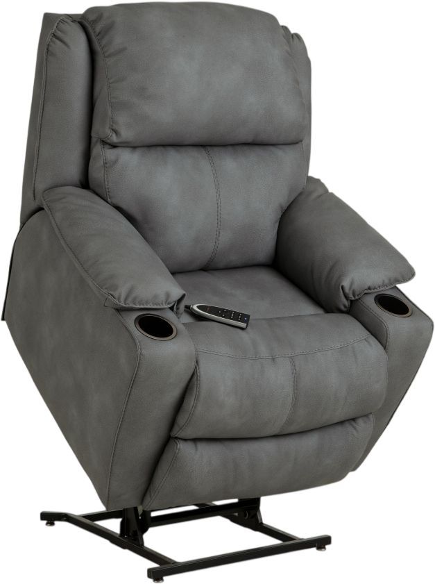 HomeStretch Stellar Gray Power Lift Chair-0